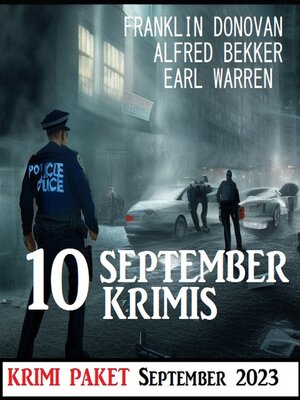 cover image of 10 September Krimis 2023